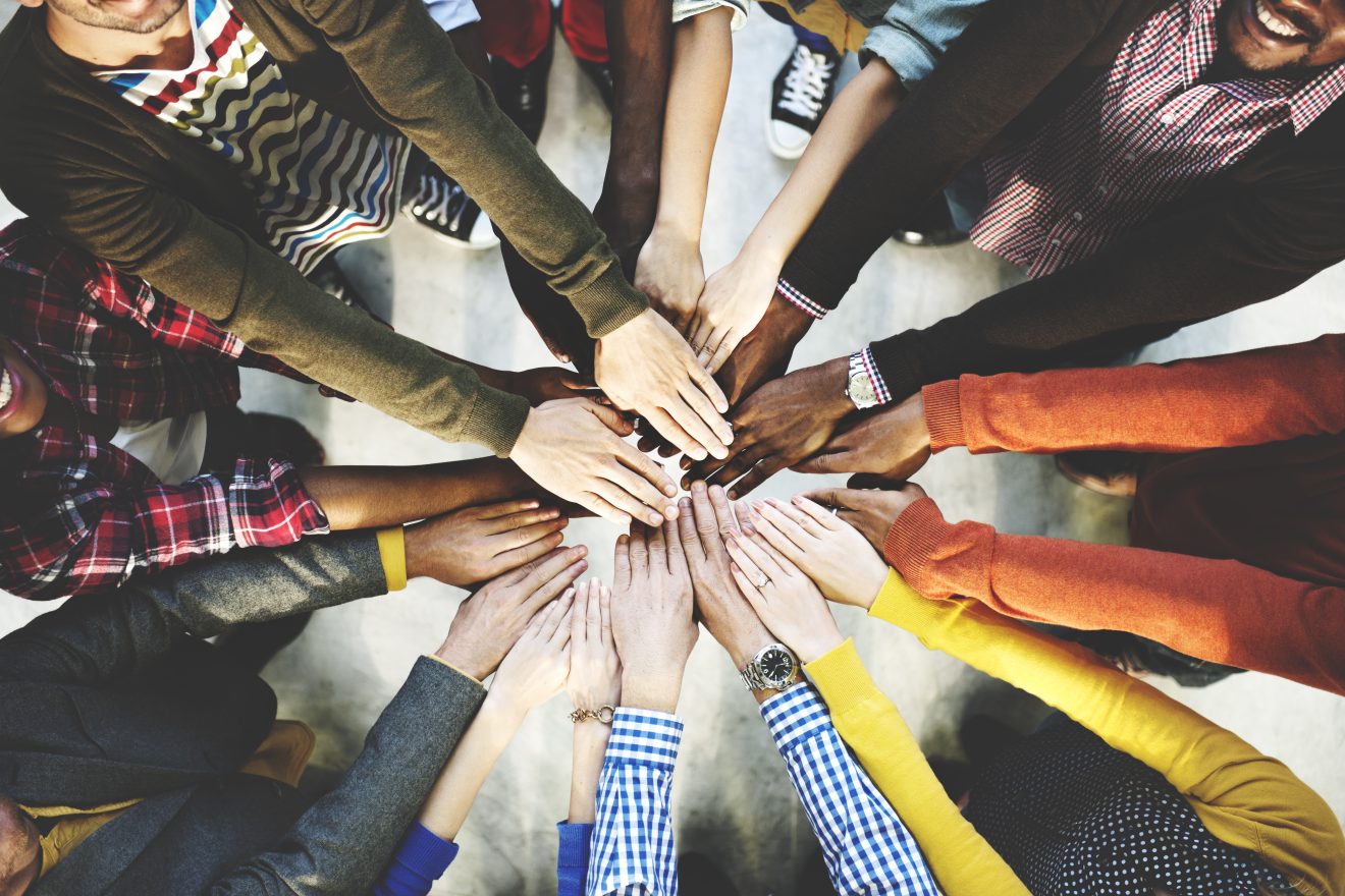 Group,Of,Diverse,Hands,Together,Joining,Concept